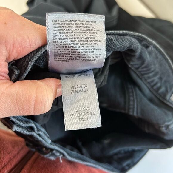 Agolde high rise pinch waist kick jean size 24 - Picture 9 of 9